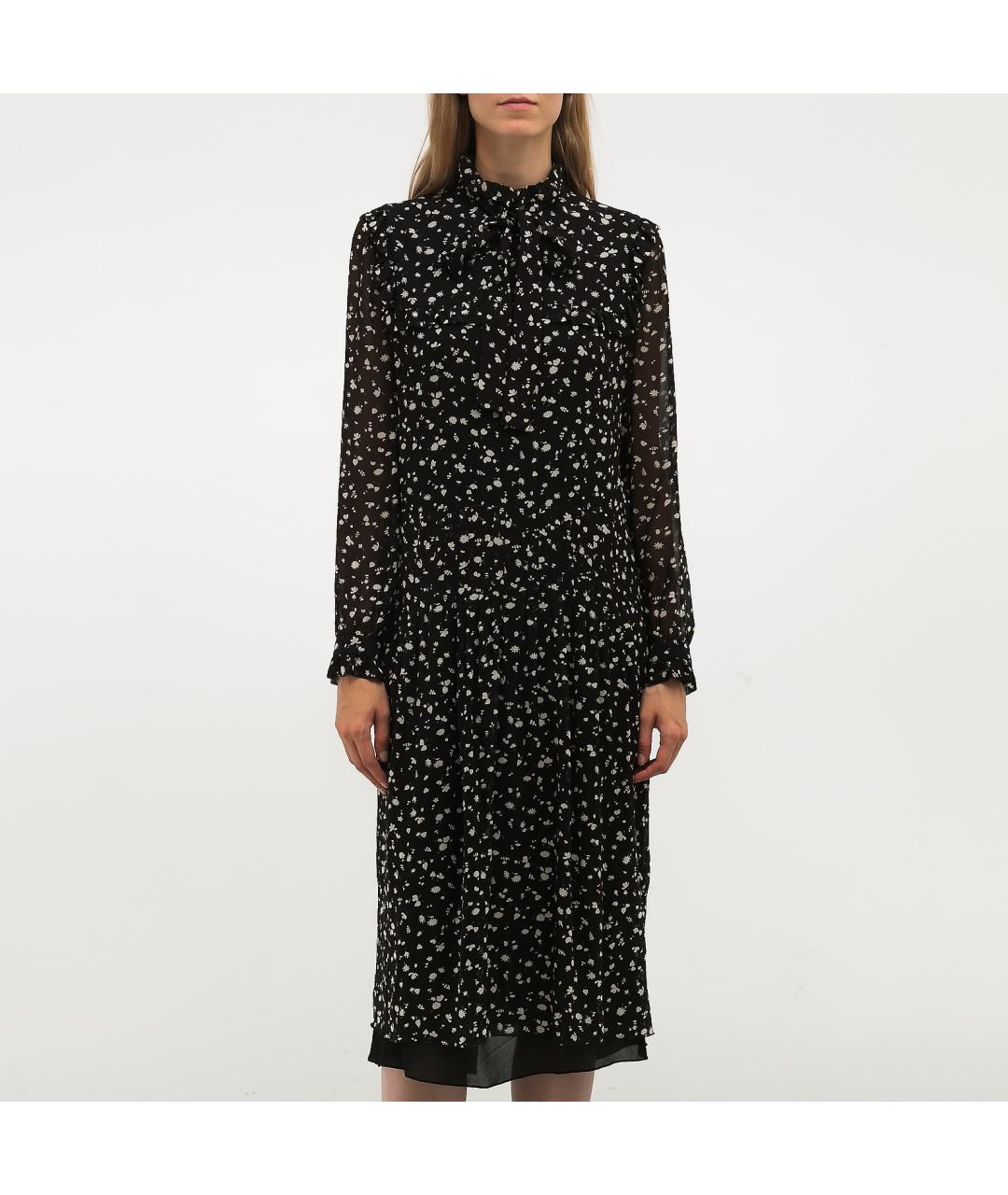 SAINT LAURENT Черное повседневное платье, фото 5