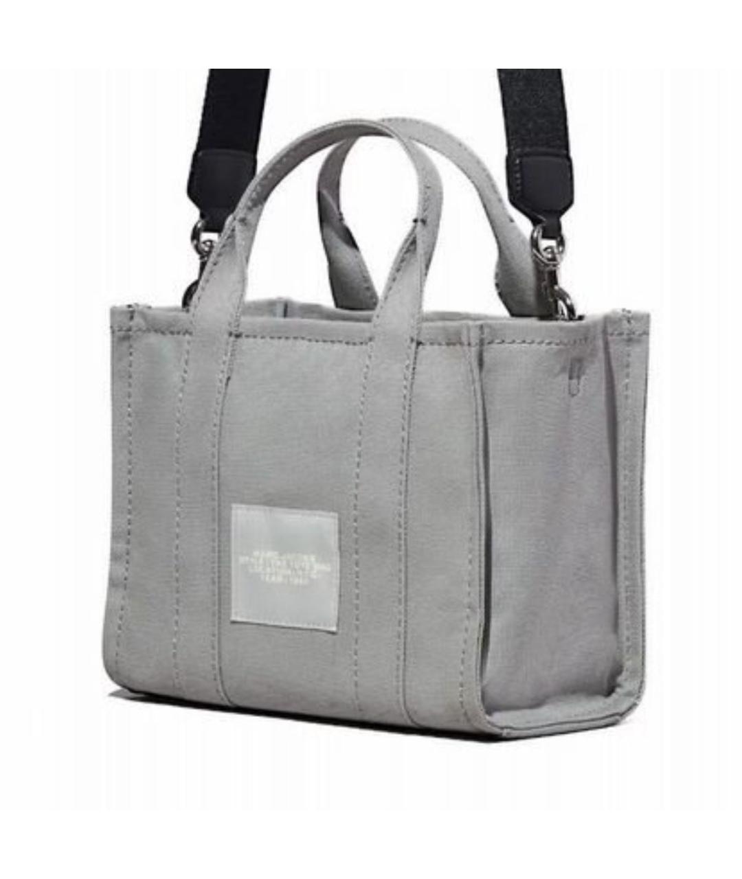 MARC JACOBS Серая тканевая сумка тоут, фото 2