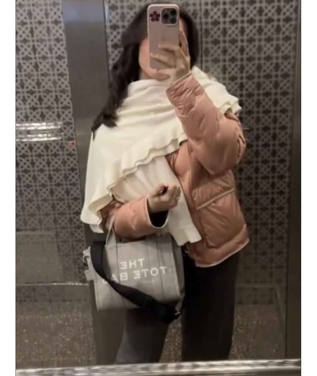 MARC JACOBS Серая тканевая сумка тоут, фото 4