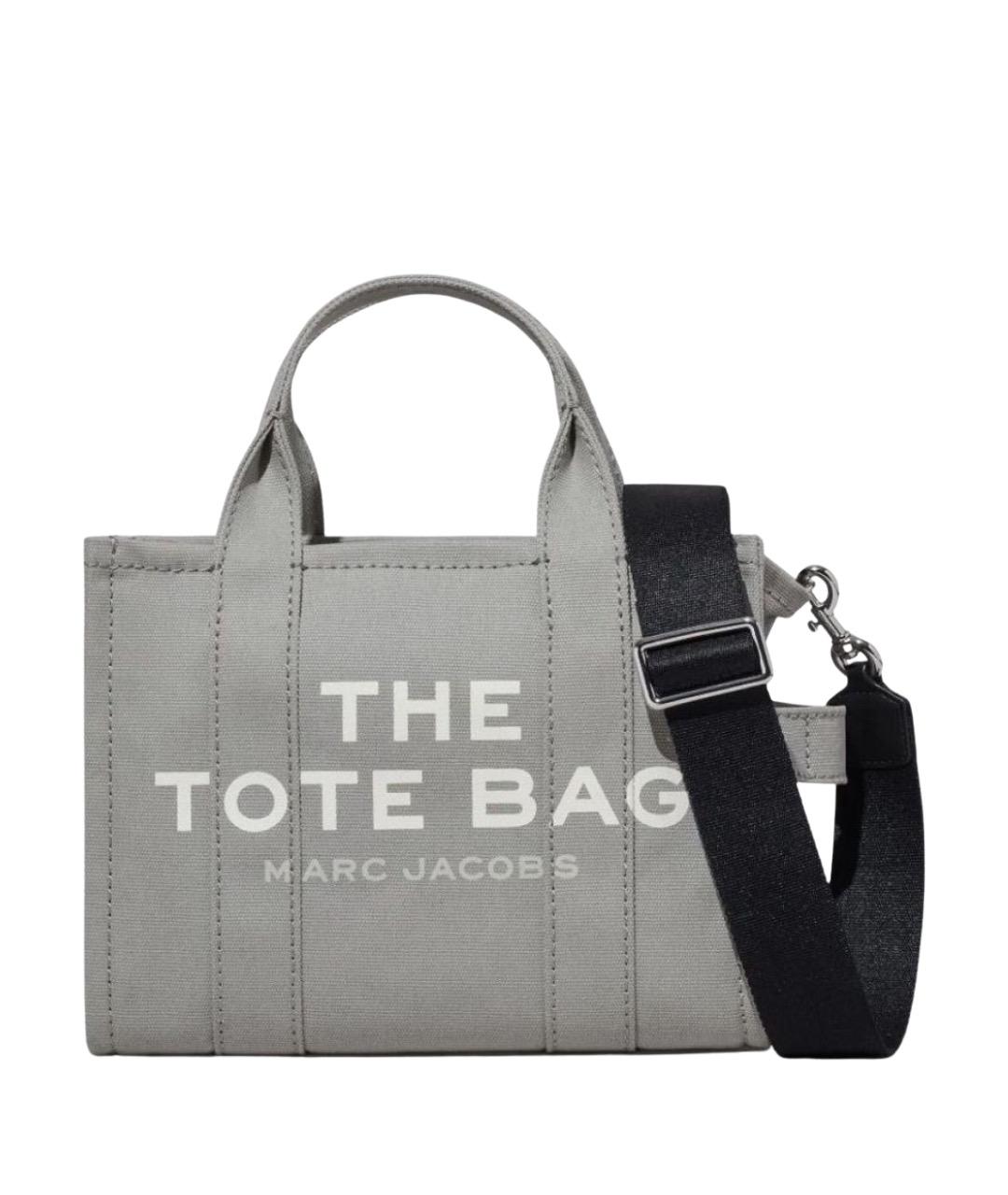 MARC JACOBS Серая тканевая сумка тоут, фото 1