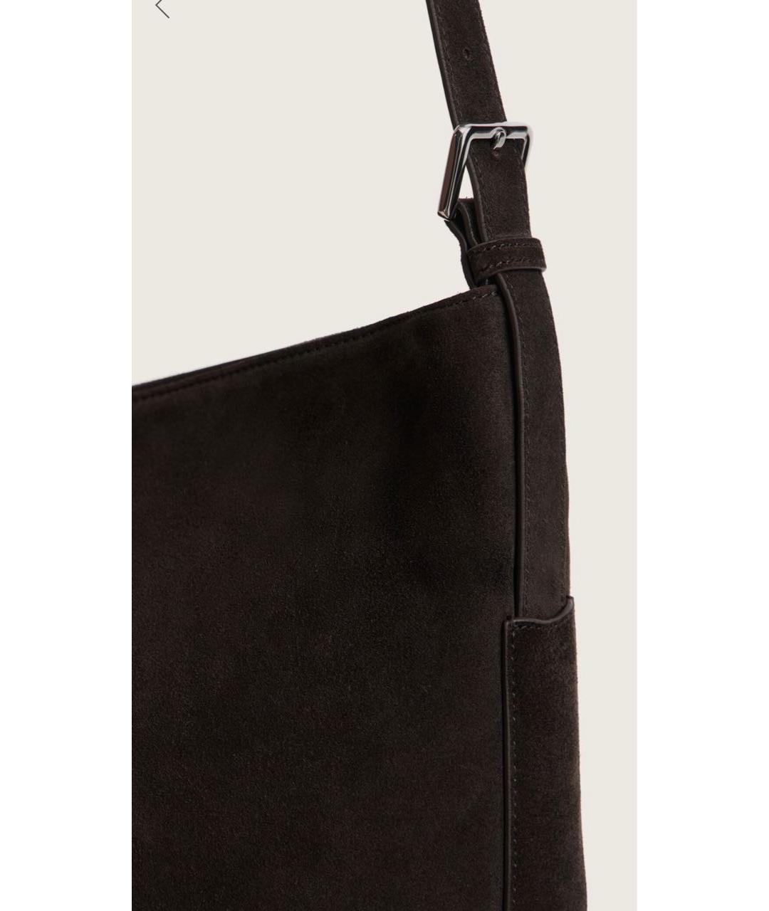 12 STOREEZ Коричневая замшевая сумка через плечо, фото 2