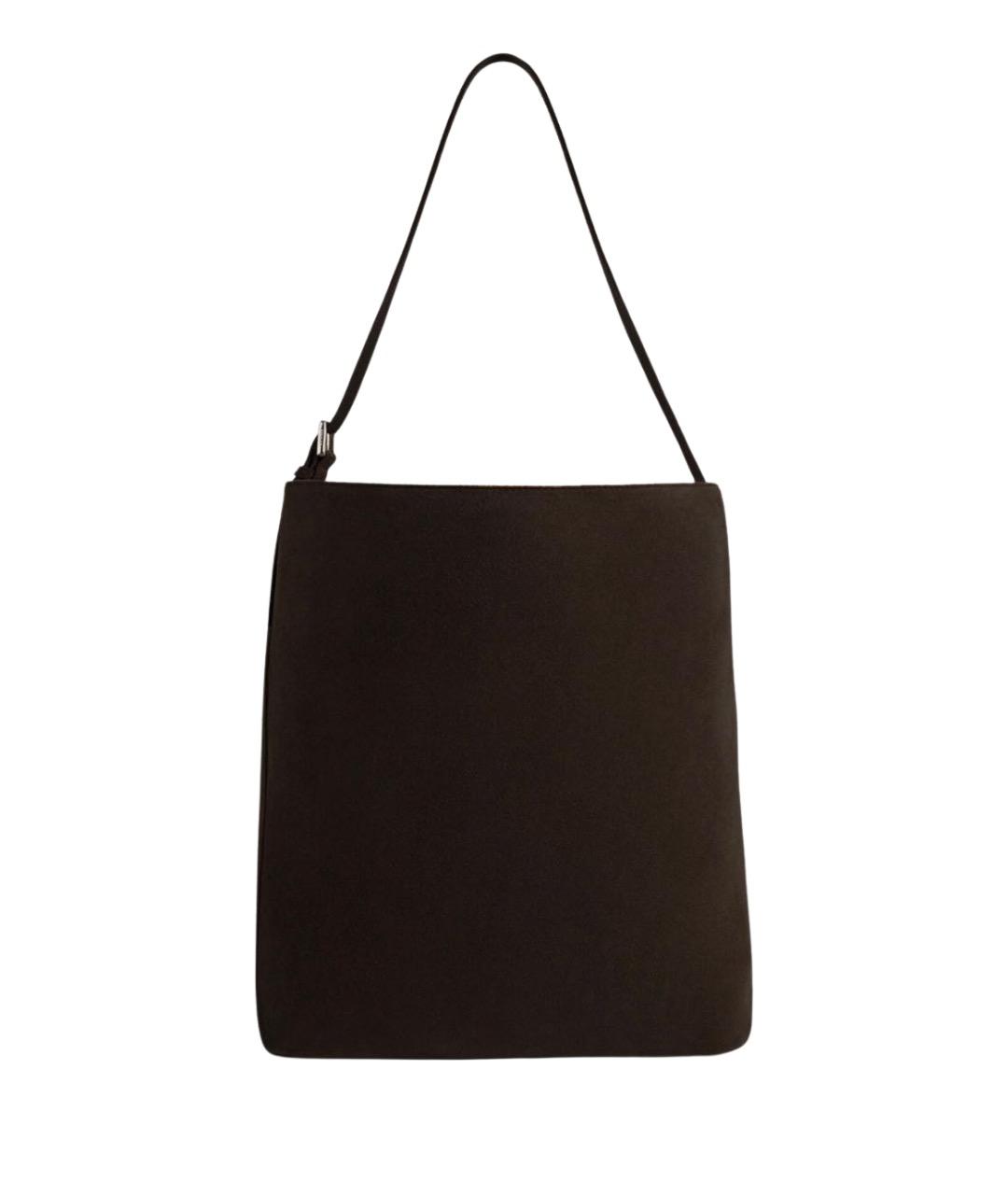 12 STOREEZ Коричневая замшевая сумка через плечо, фото 1