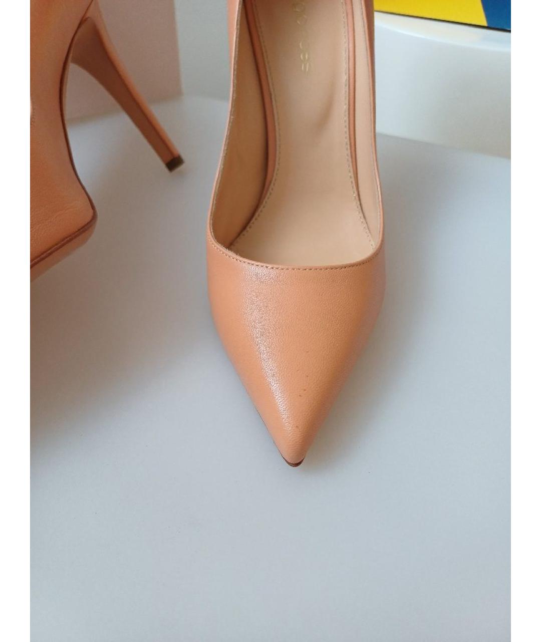 SERGIO ROSSI Коричневые кожаные туфли, фото 6