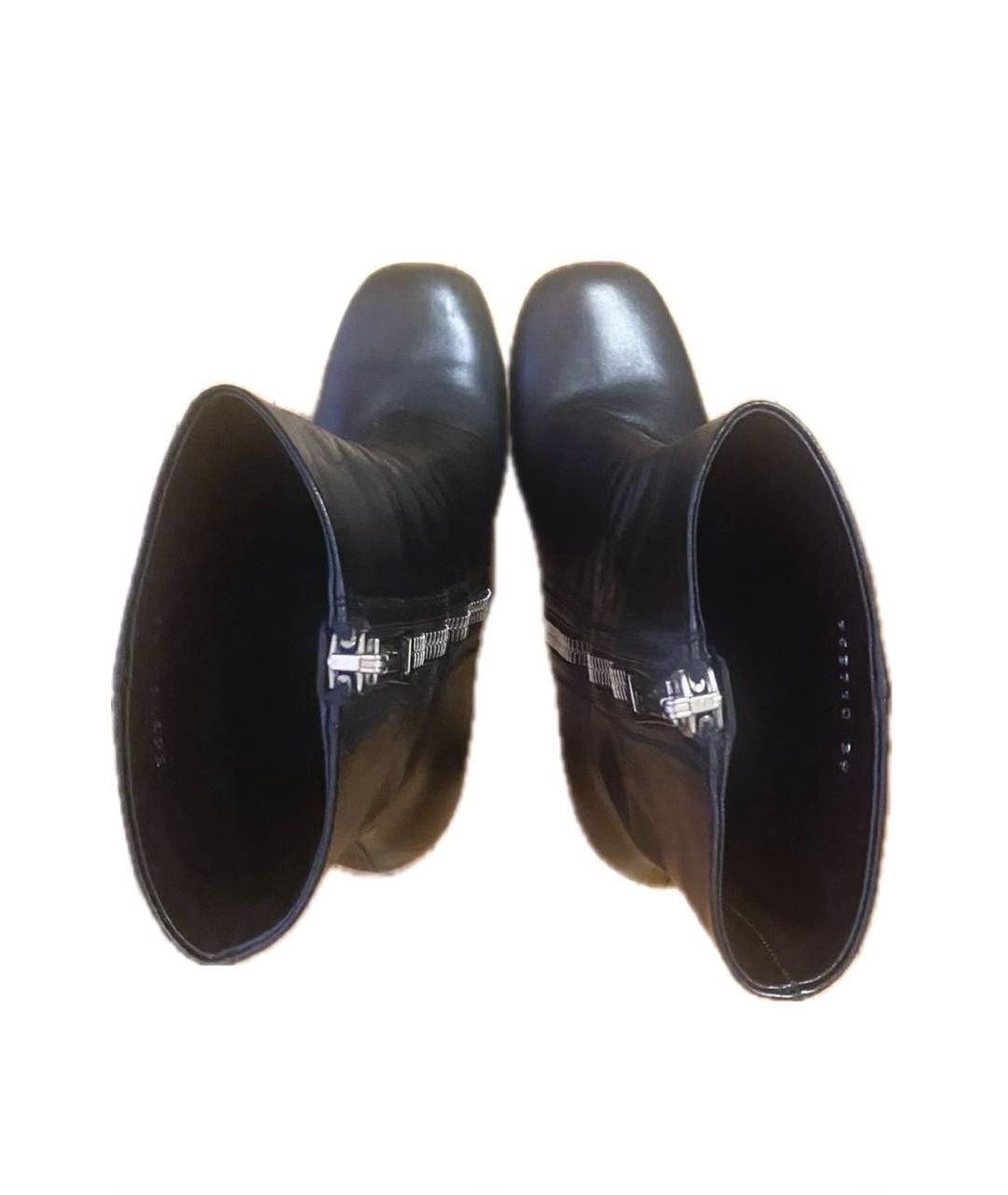 GUCCI Черные кожаные ботильоны, фото 3