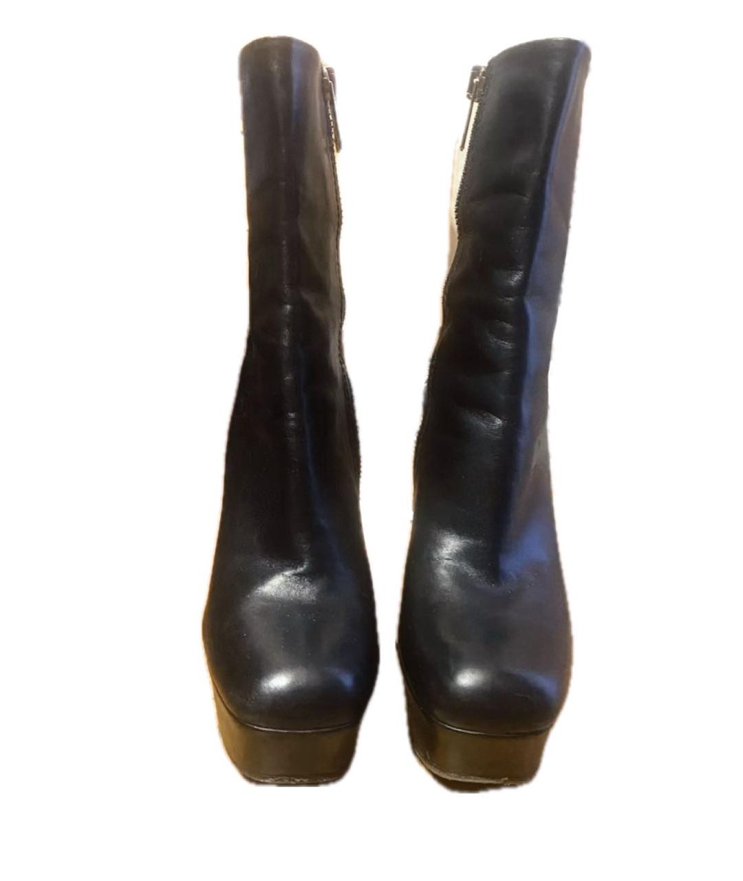 GUCCI Черные кожаные ботильоны, фото 2