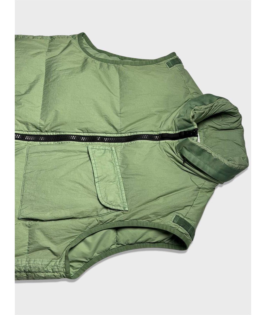 STONE ISLAND Зеленый жилет, фото 3