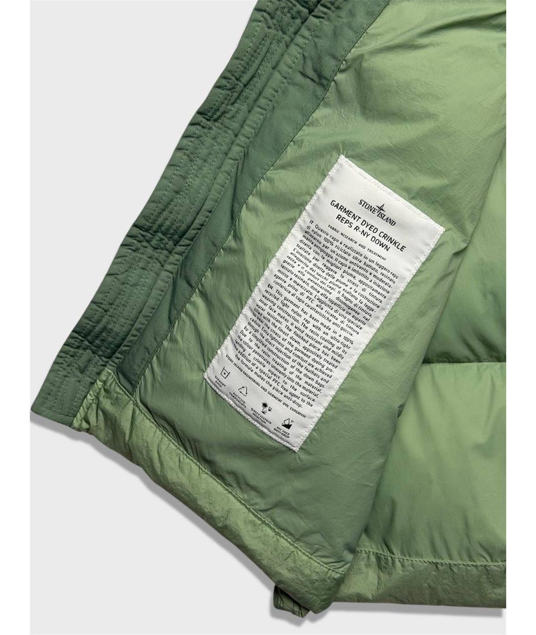 STONE ISLAND Зеленый жилет, фото 4