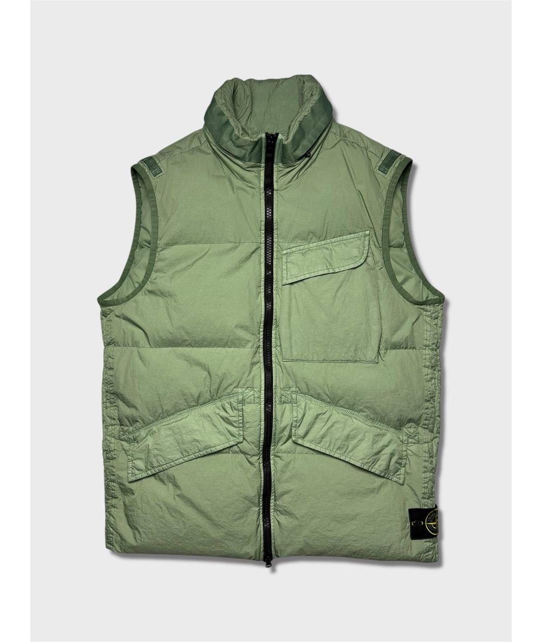 STONE ISLAND Зеленый жилет, фото 6