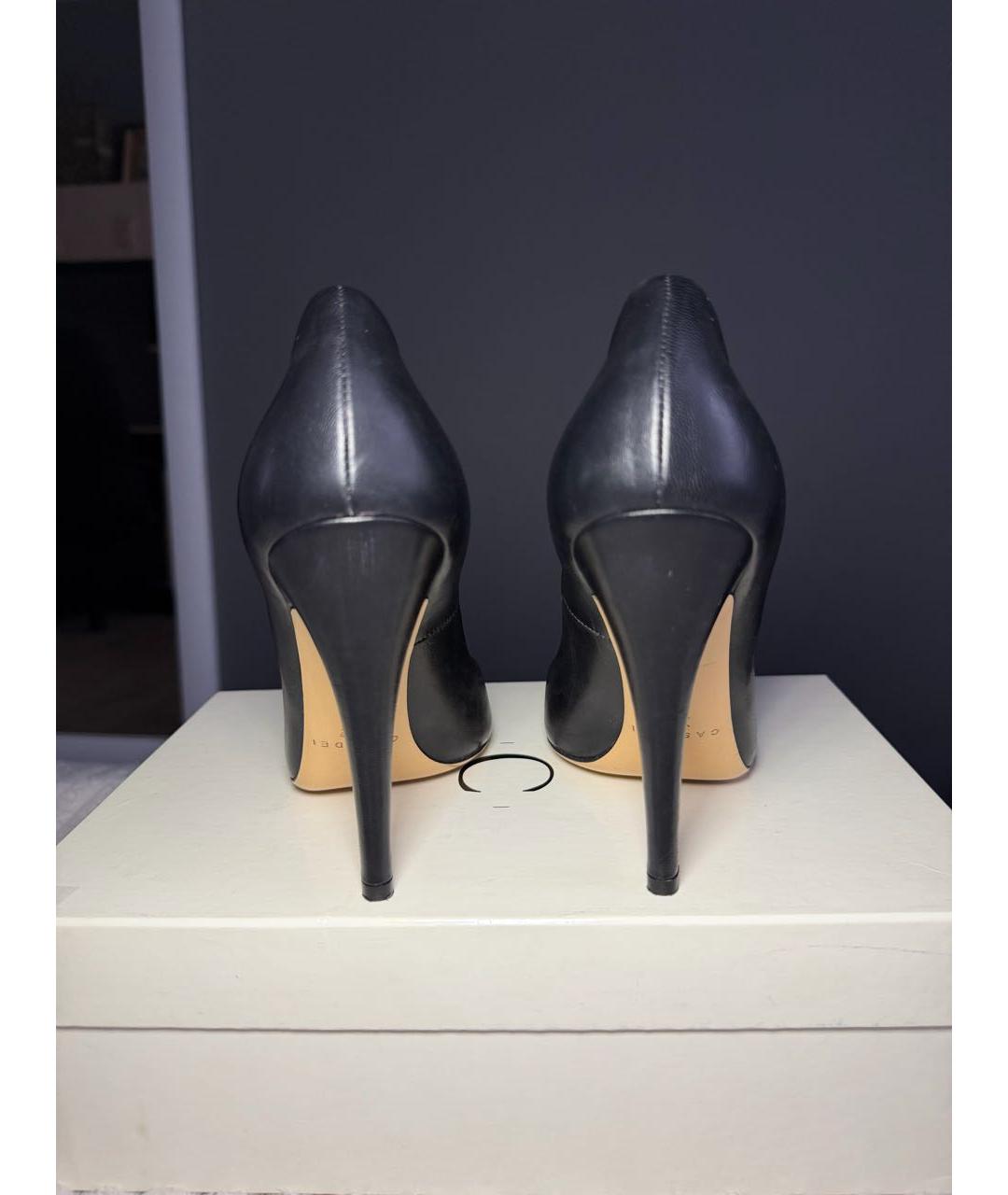 CASADEI Черные кожаные туфли, фото 4