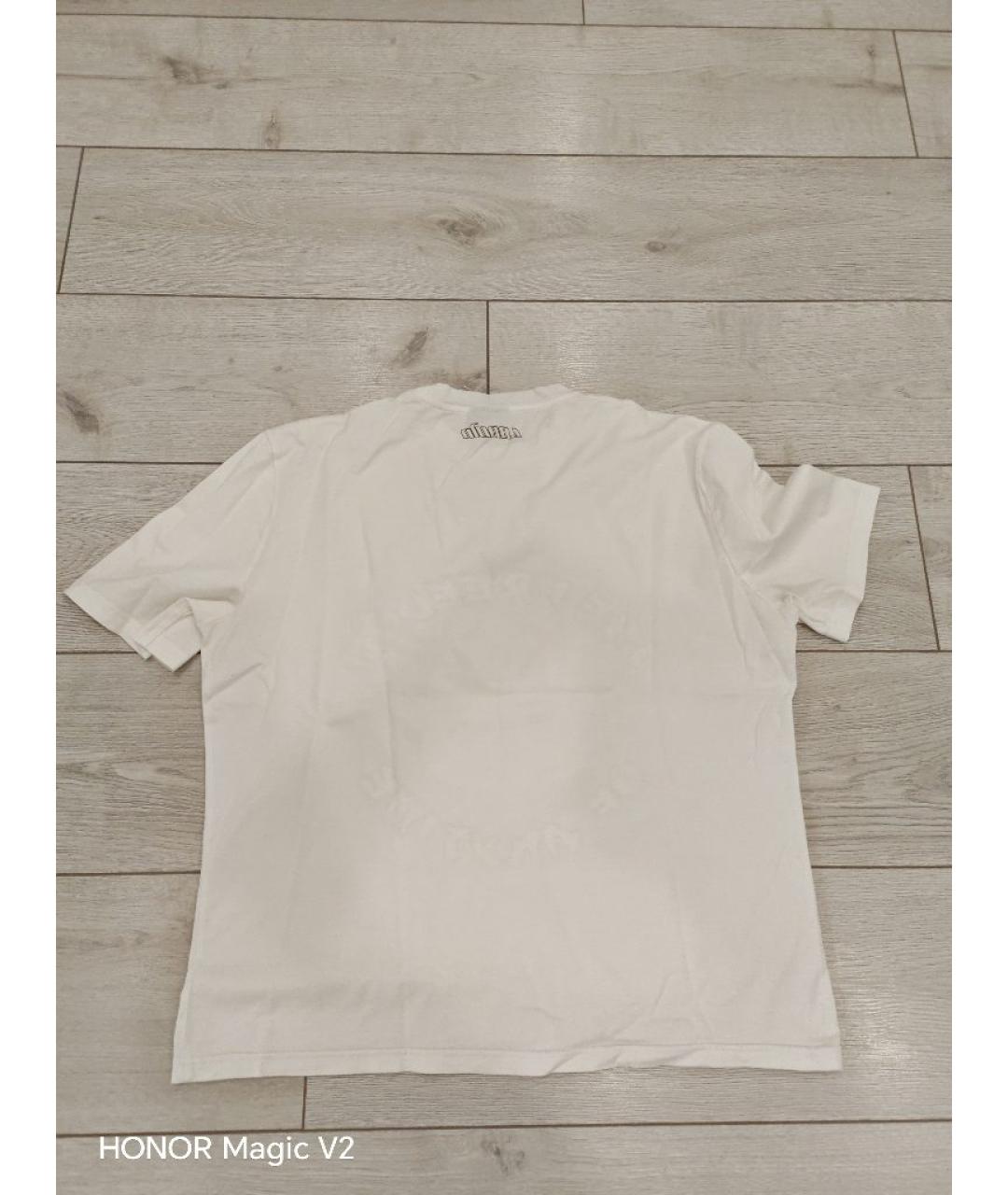 LANVIN Белая хлопковая футболка, фото 2