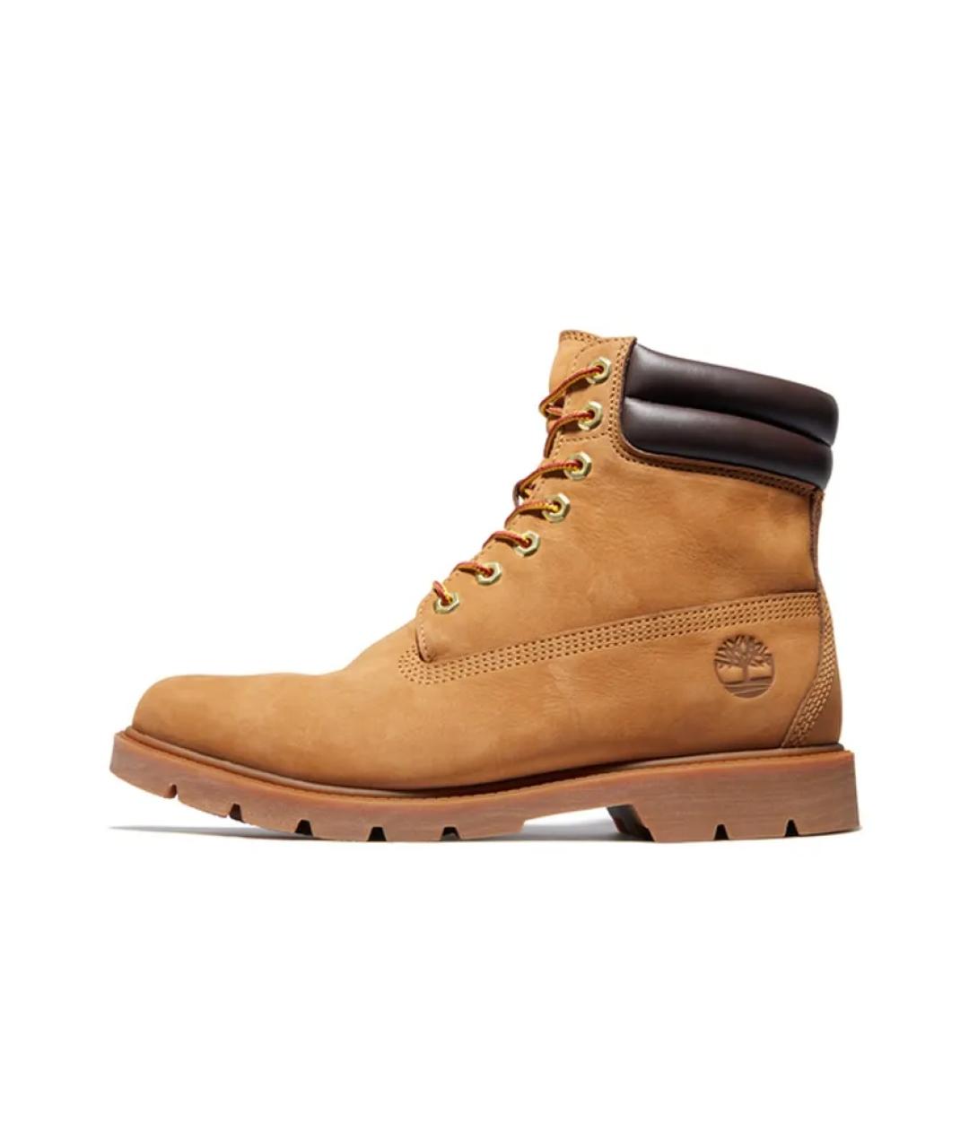 TIMBERLAND Горчичные нубуковые высокие ботинки, фото 10