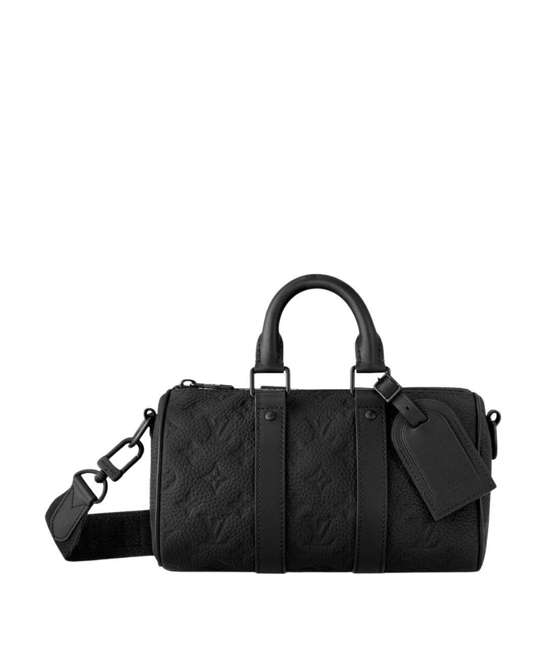 LOUIS VUITTON Черная кожаная сумка на плечо, фото 1