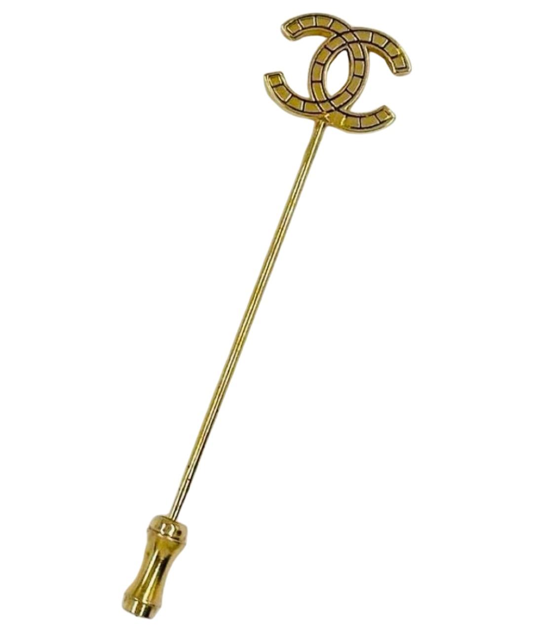 CHANEL Золотая булавка / брошь, фото 1