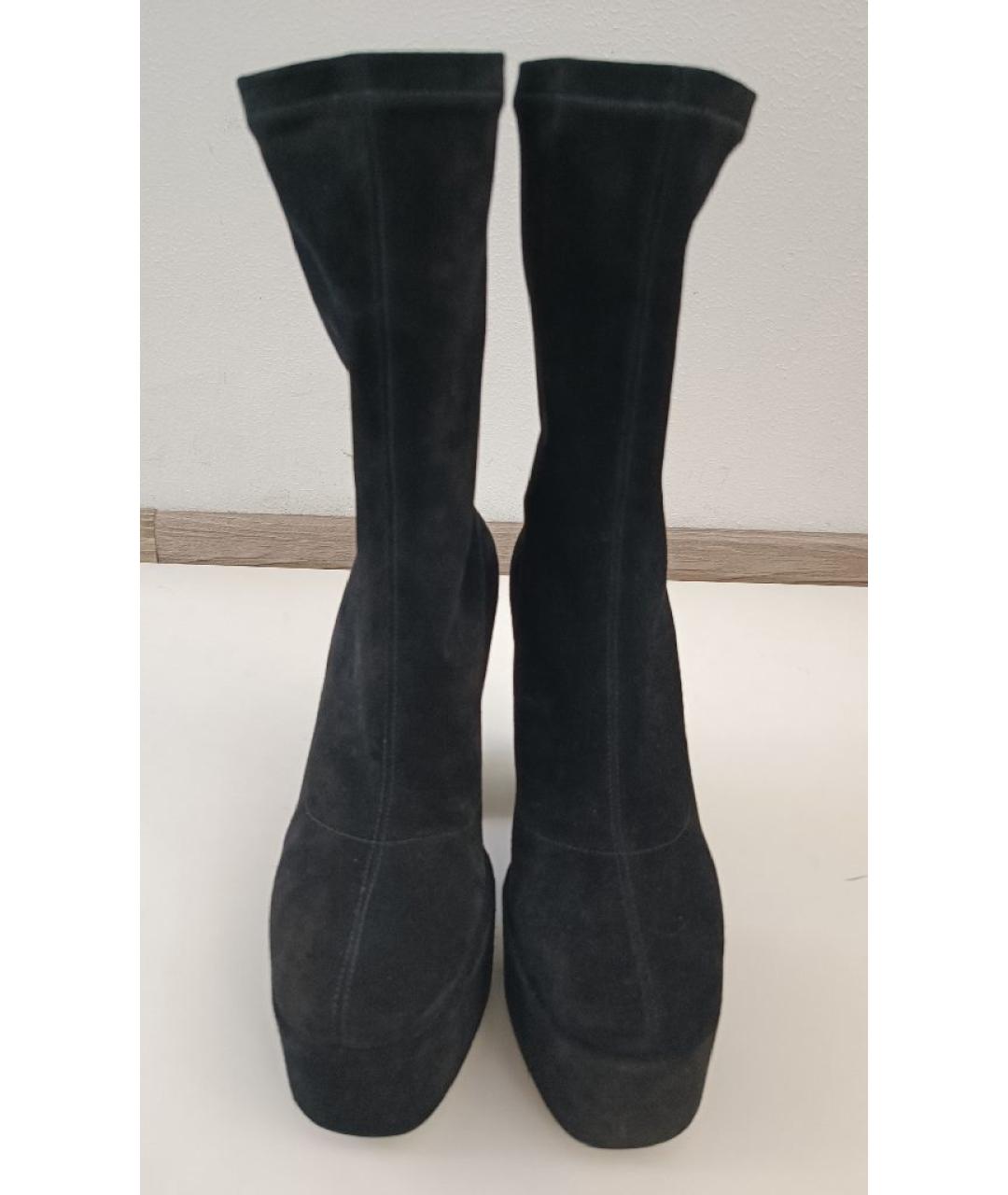 PARIS TEXAS Черные замшевые ботильоны, фото 2
