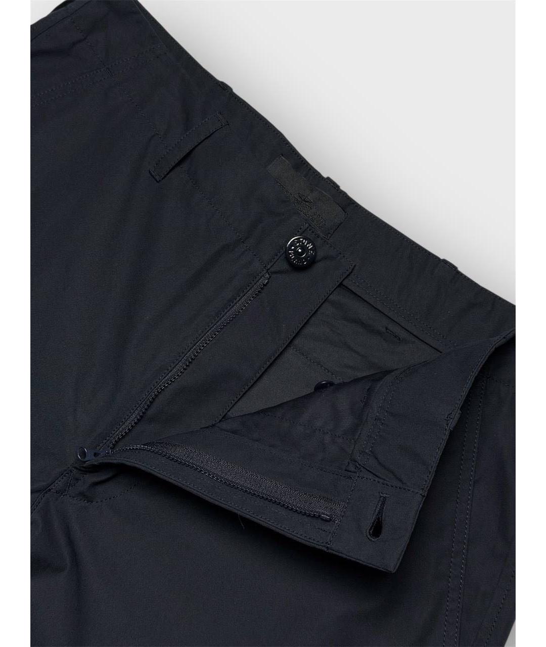 STONE ISLAND Темно-синие повседневные брюки, фото 3