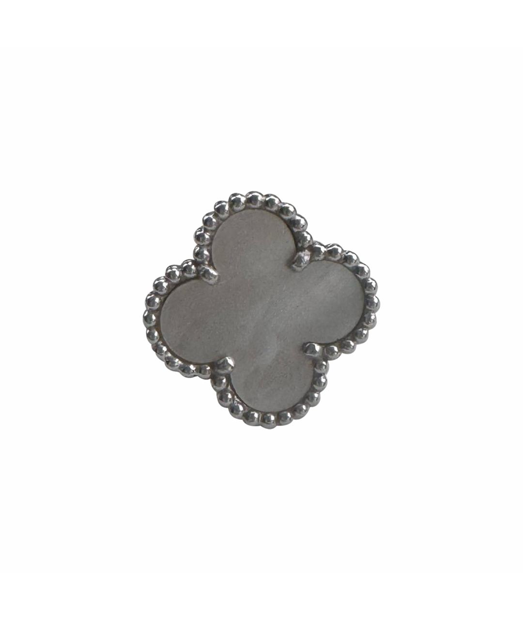 VAN CLEEF & ARPELS Белые серьги из белого золота, фото 1