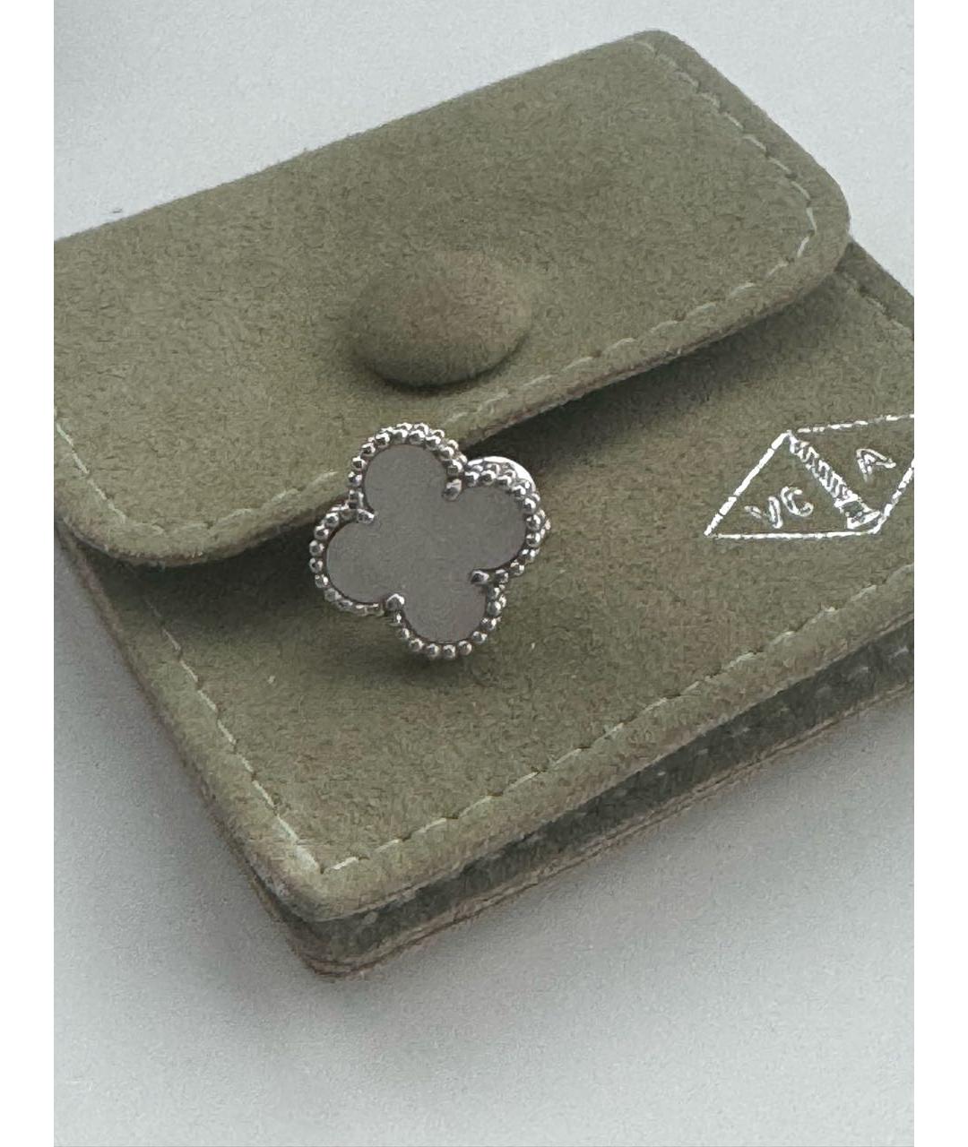 VAN CLEEF & ARPELS Белые серьги из белого золота, фото 2