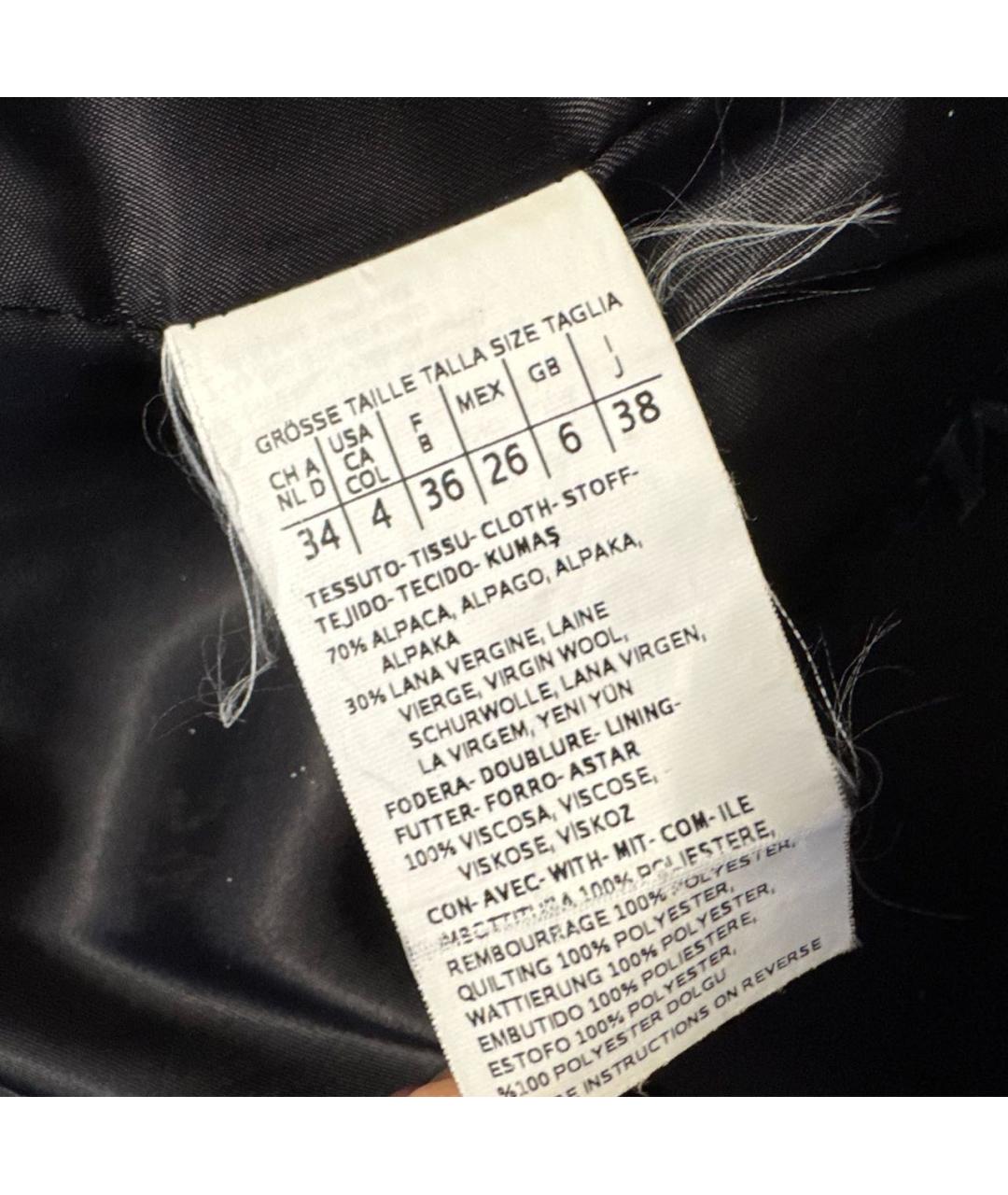 MAX MARA Черное шерстяное пальто, фото 6