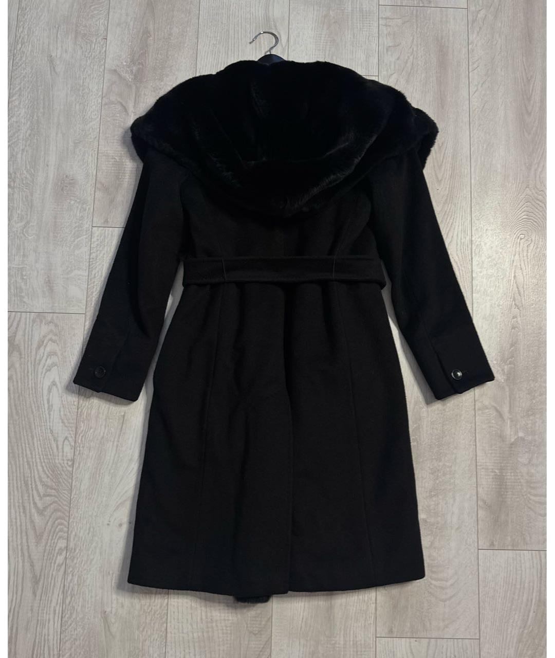 MAX MARA Черное шерстяное пальто, фото 3