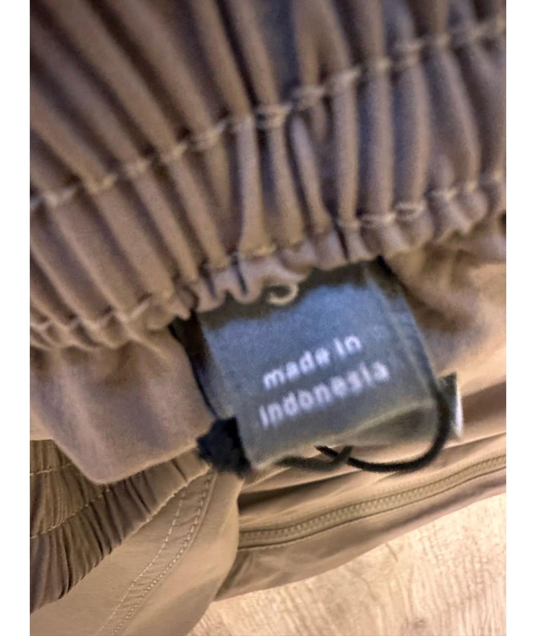 ADIDAS BY STELLA MCCARTNEY Коричневые полиэстеровые спортивные брюки и шорты, фото 4