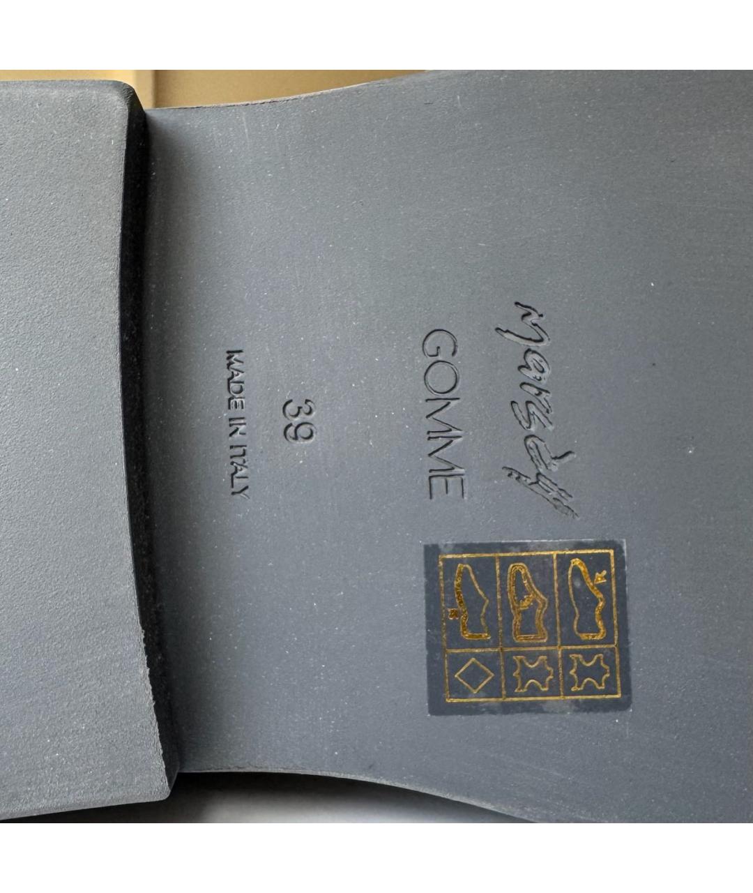 MARSELL Серые кожаные брогги и оксфорды, фото 8