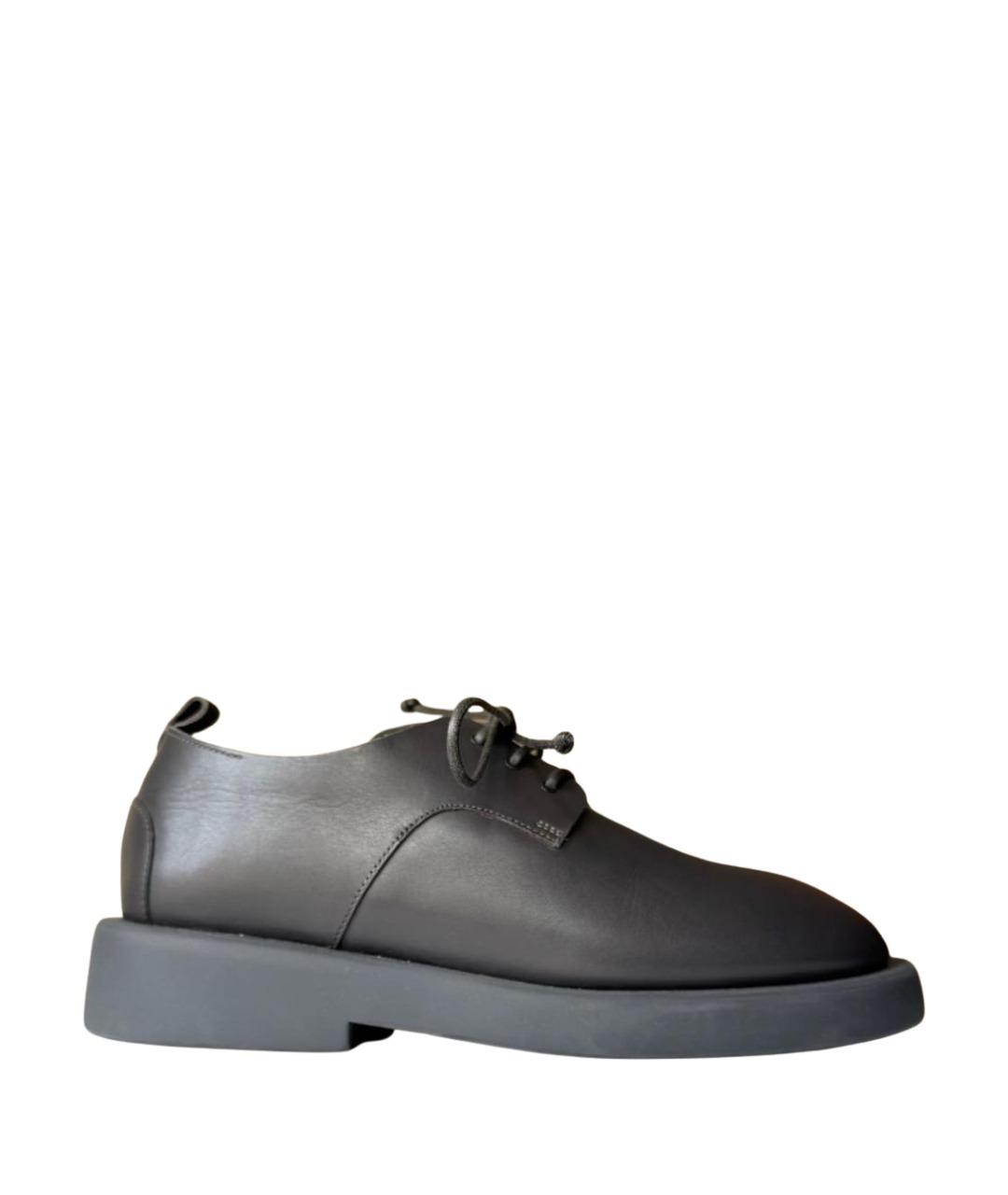 MARSELL Серые кожаные брогги и оксфорды, фото 1