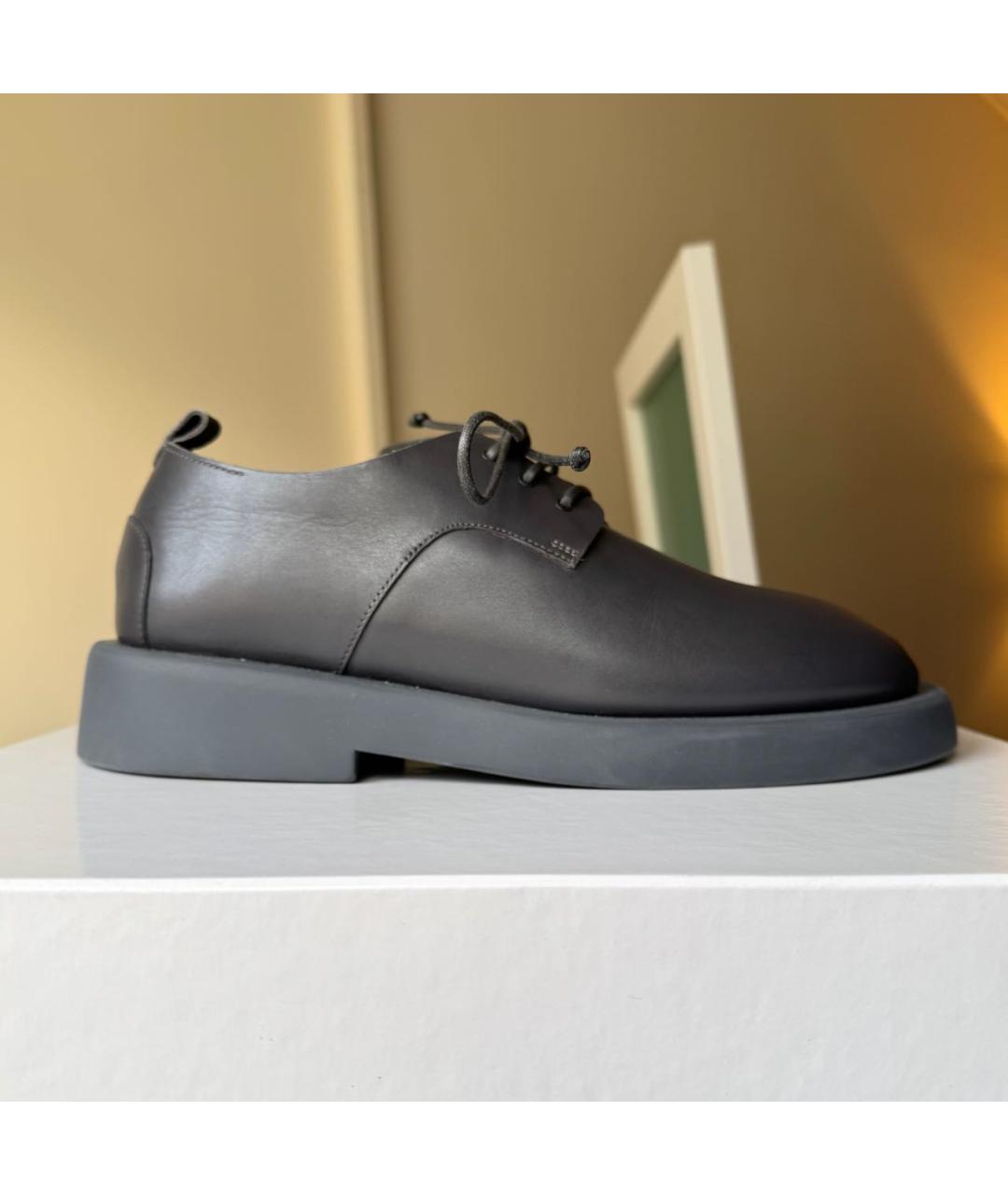 MARSELL Серые кожаные брогги и оксфорды, фото 9
