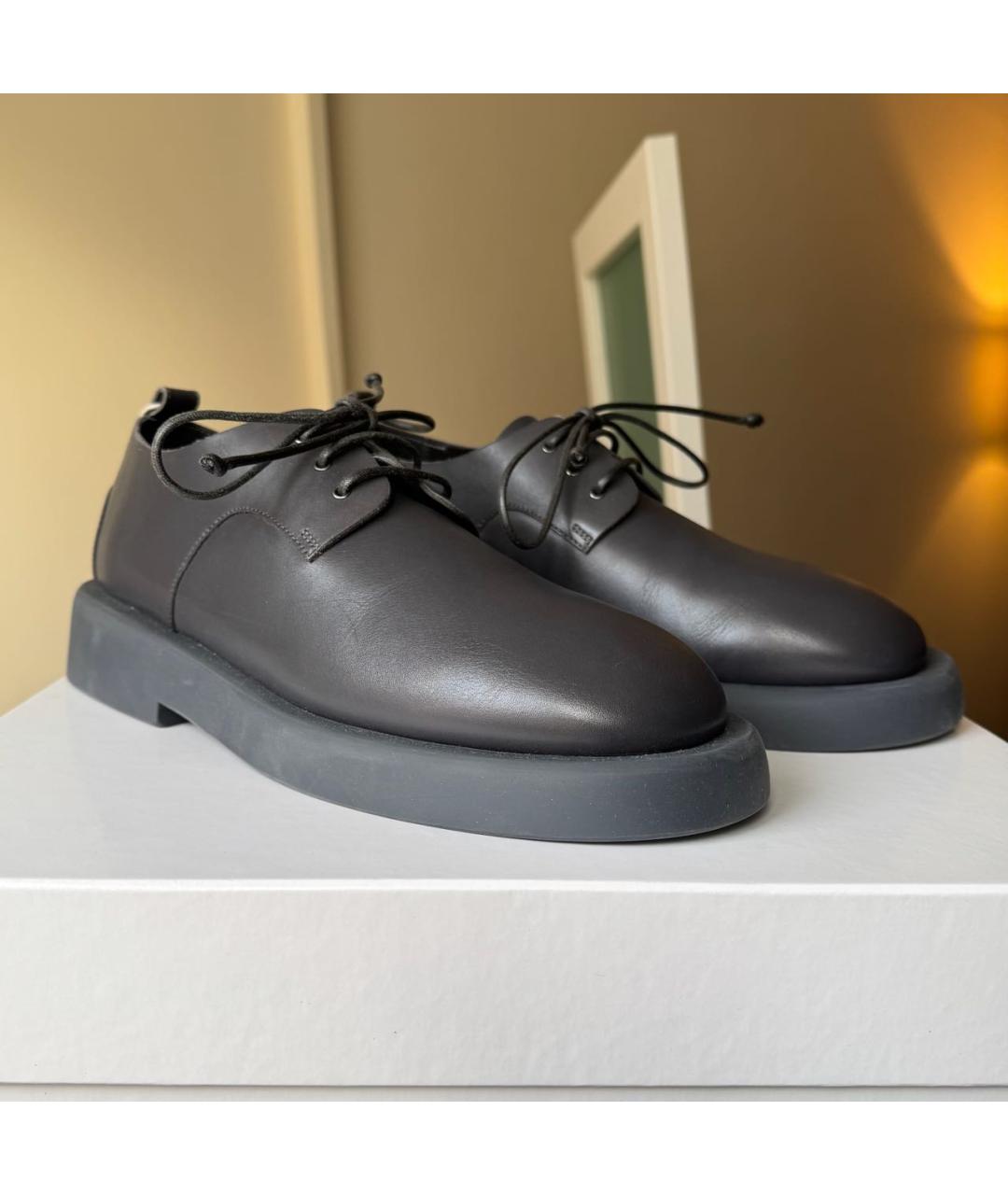 MARSELL Серые кожаные брогги и оксфорды, фото 2