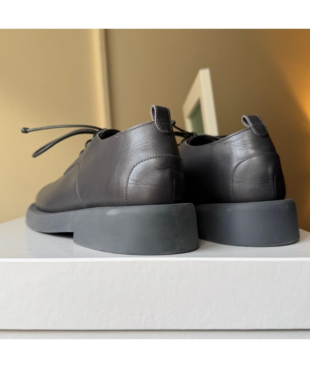 MARSELL Серые кожаные брогги и оксфорды, фото 4