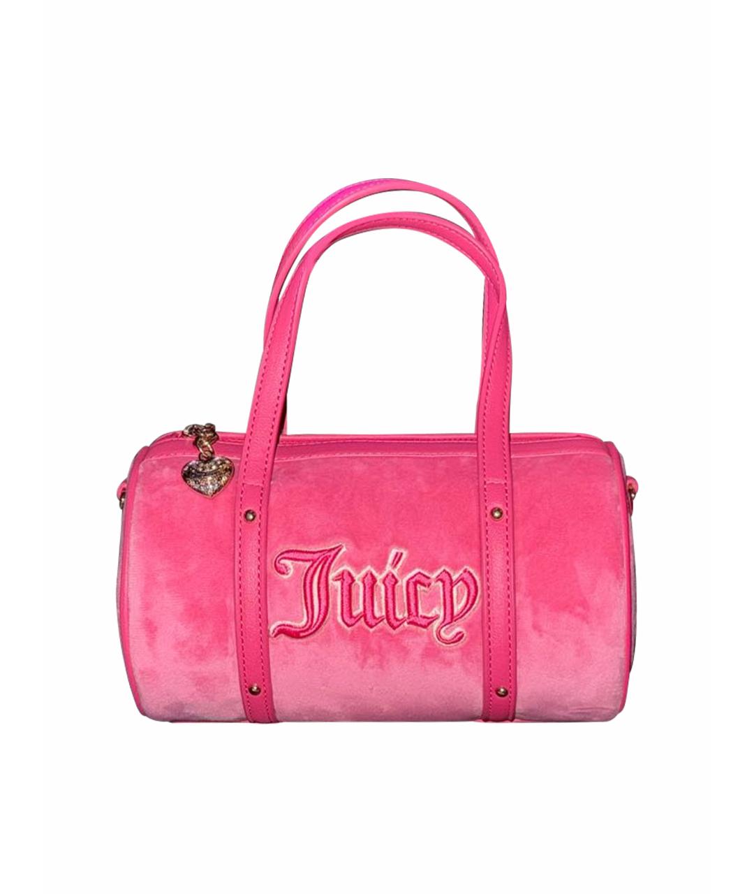 JUICY COUTURE Розовая сумка с короткими ручками, фото 1