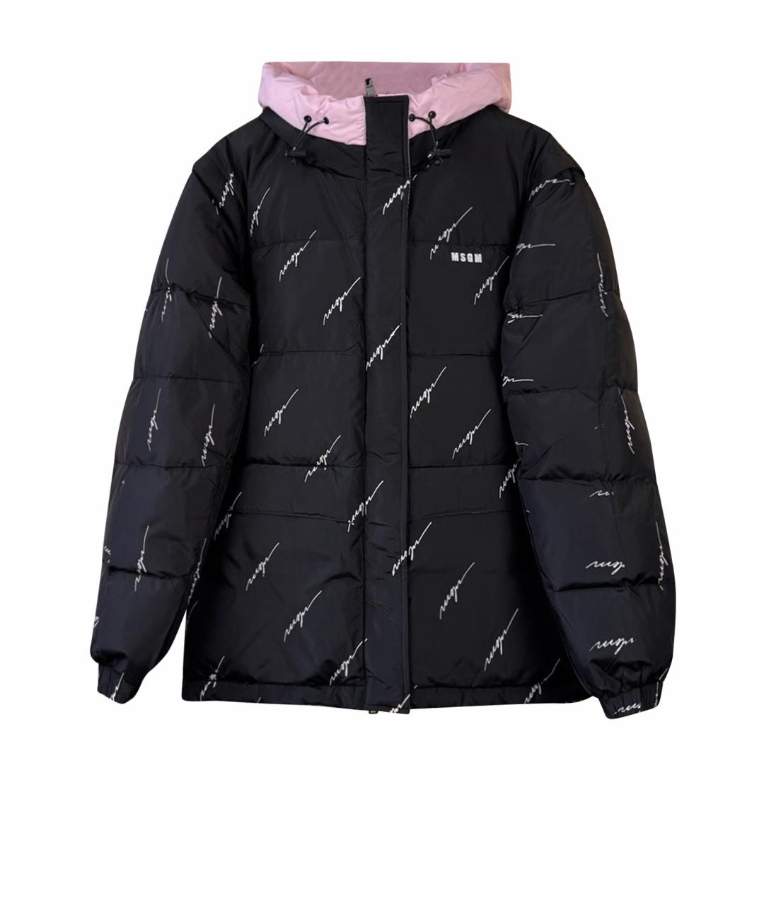 MSGM Черный пуховик, фото 1