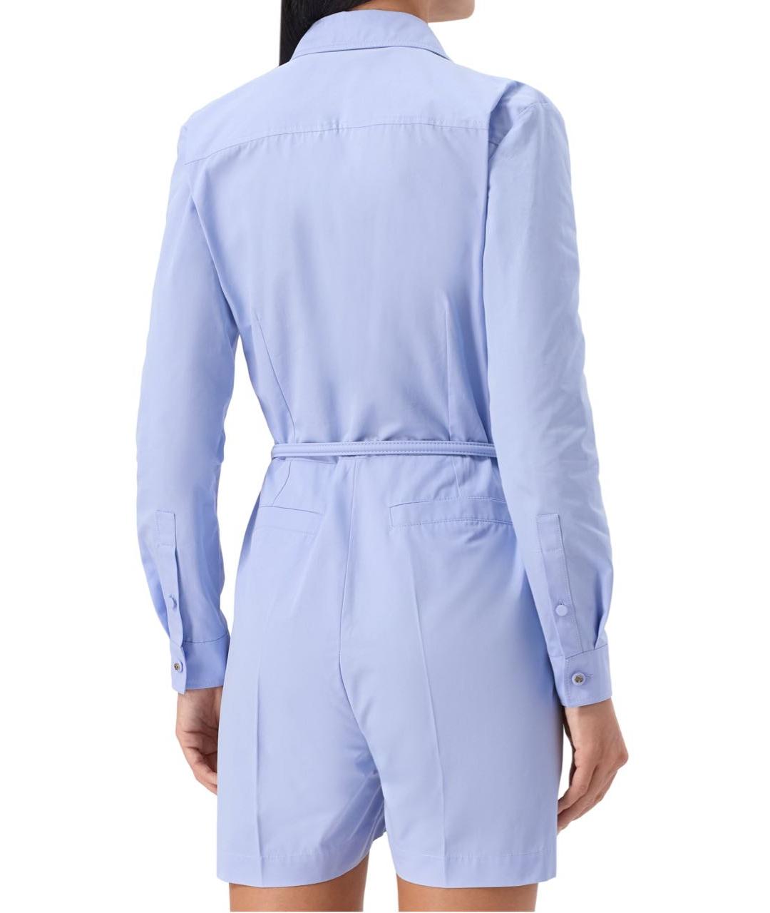 GUCCI Голубой хлопковый комбинезон, фото 2