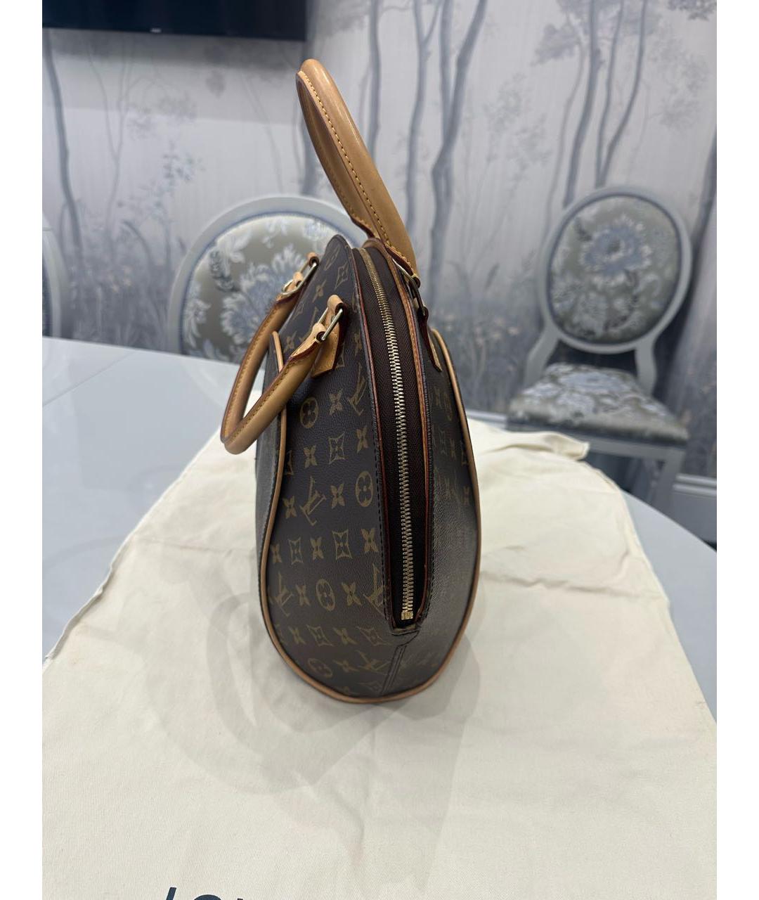 LOUIS VUITTON Коричневая сумка с короткими ручками, фото 2