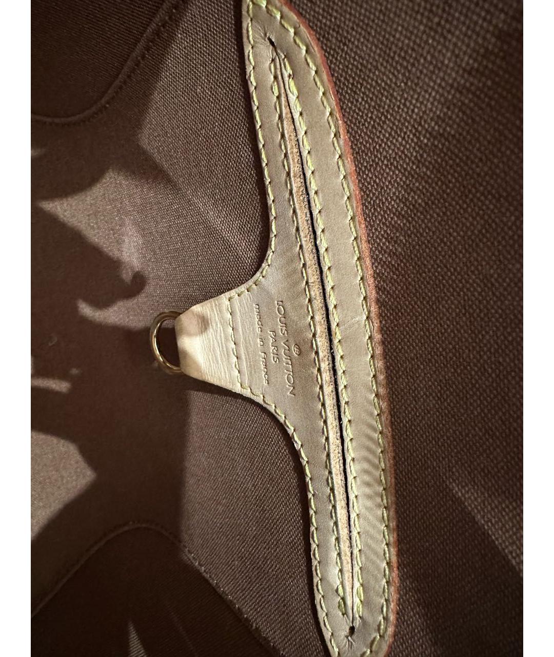 LOUIS VUITTON Коричневая сумка с короткими ручками, фото 5