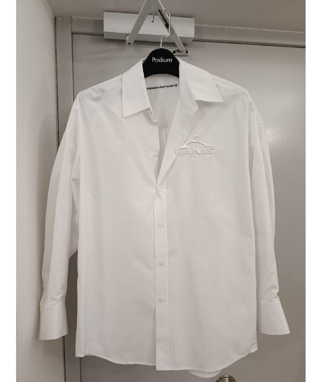 ALEXANDER WANG Белая хлопковая рубашка, фото 8