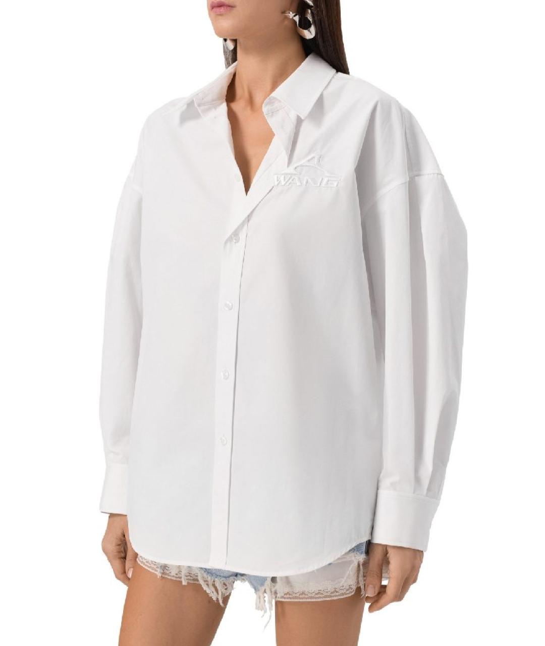 ALEXANDER WANG Белая хлопковая рубашка, фото 6