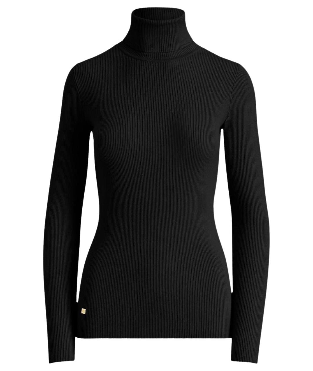 RALPH LAUREN Синяя хлопковая водолазка, фото 1