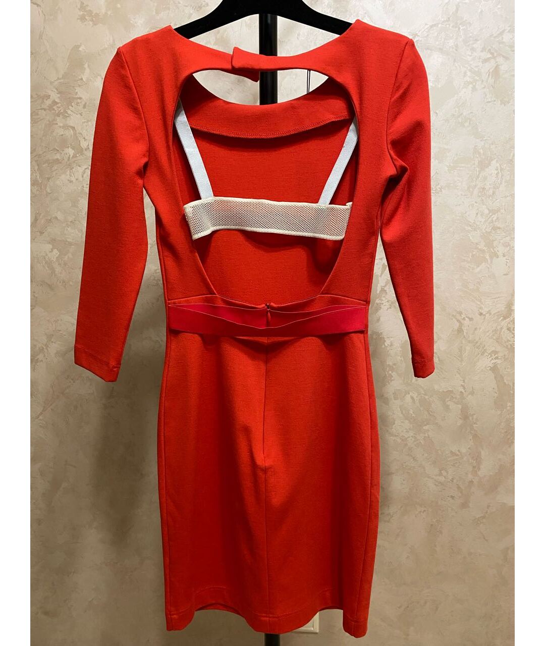 MARKUS LUPFER Красное вискозное повседневное платье, фото 2