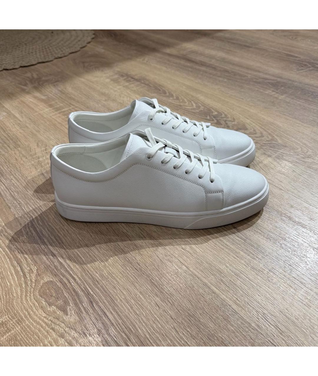 12 STOREEZ Белые кожаные кеды, фото 8