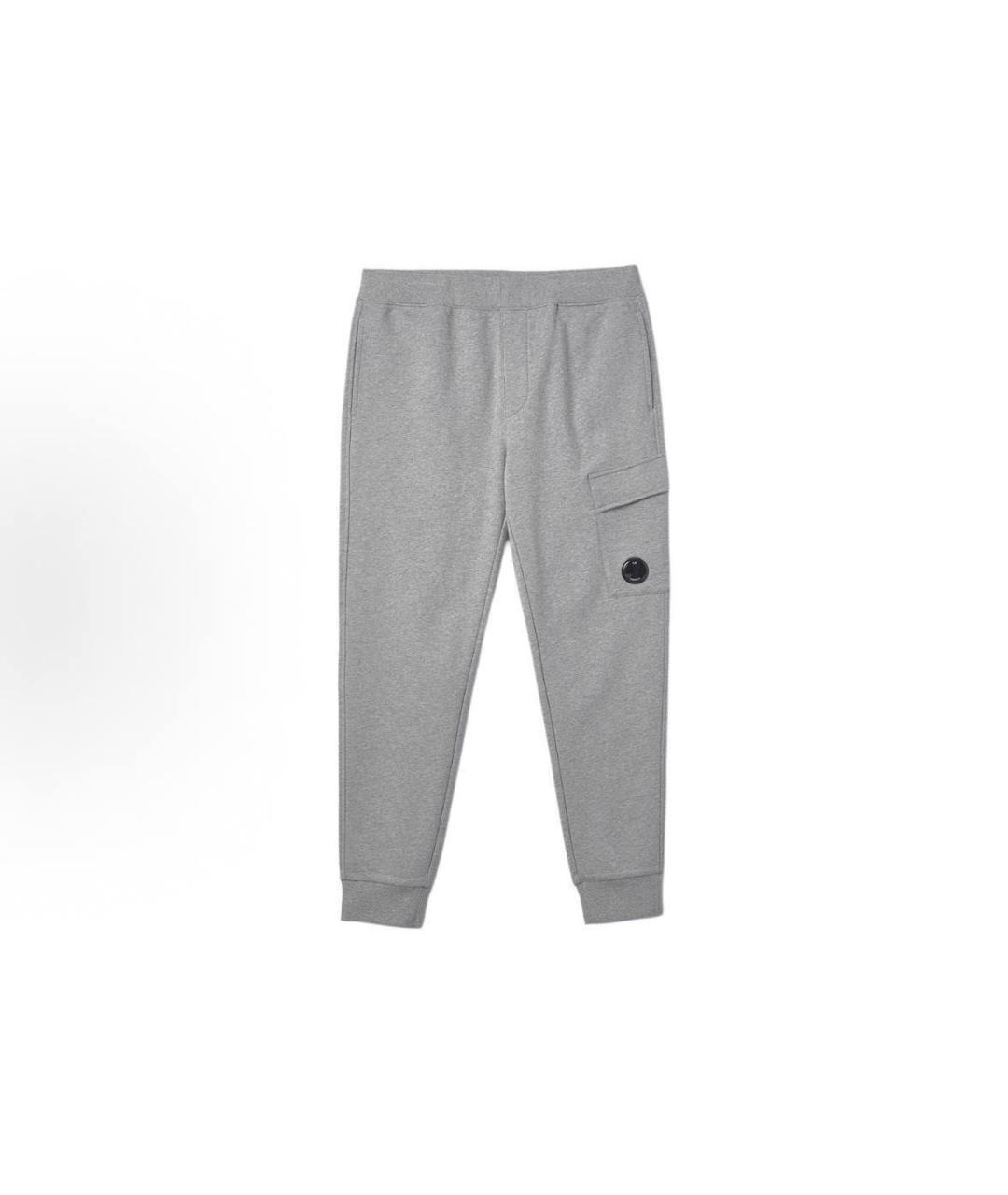CP COMPANY Серые хлопковые повседневные брюки, фото 7