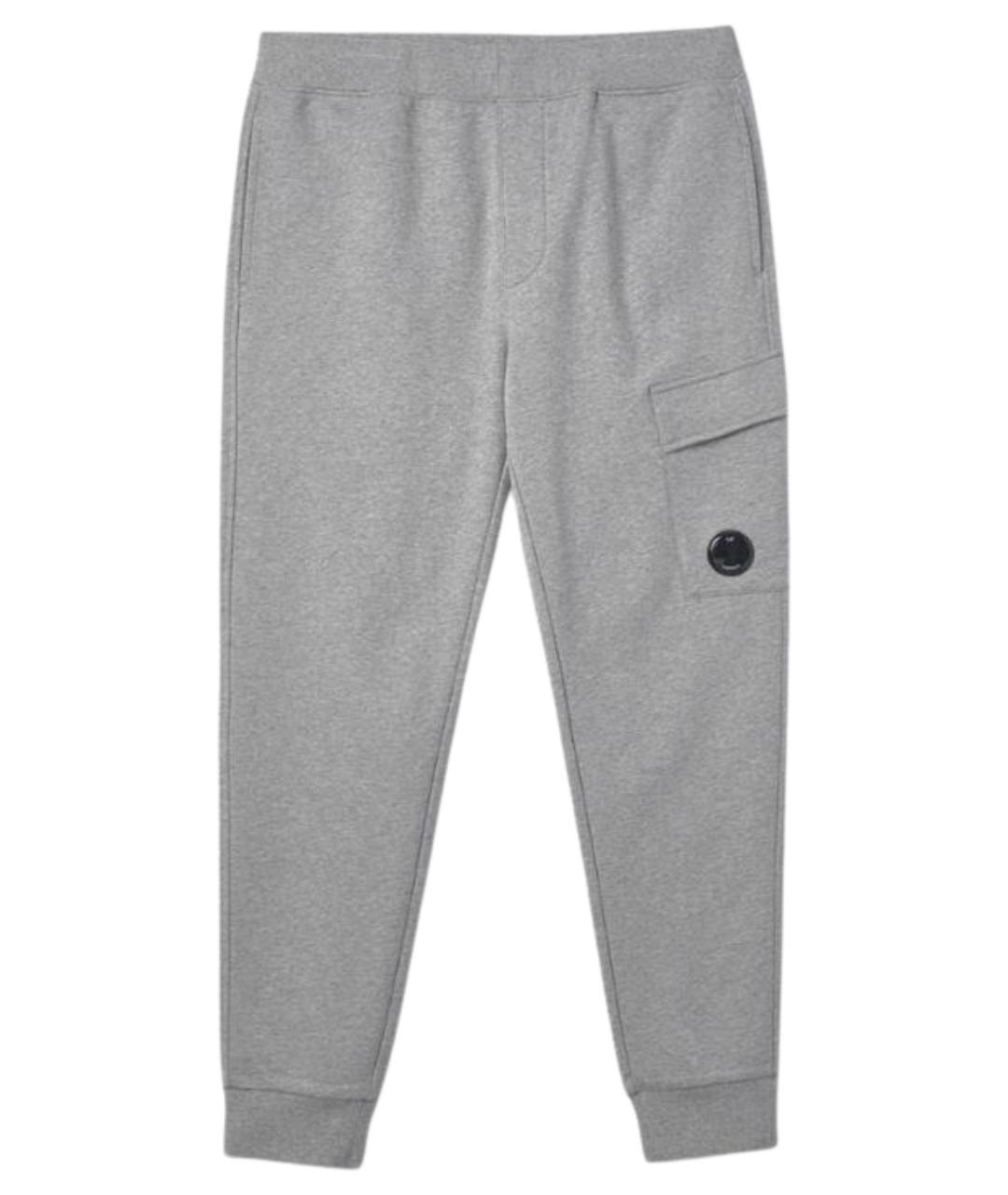 CP COMPANY Серые хлопковые повседневные брюки, фото 1