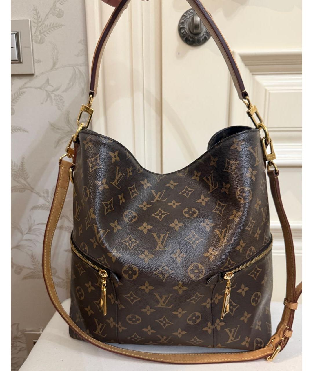 LOUIS VUITTON Коричневая сумка через плечо, фото 3
