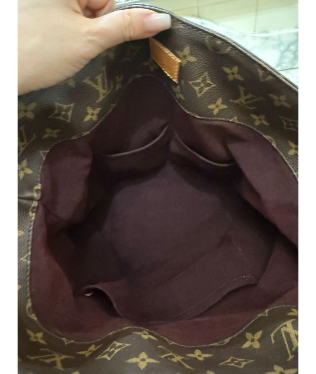 LOUIS VUITTON Коричневая сумка через плечо, фото 7