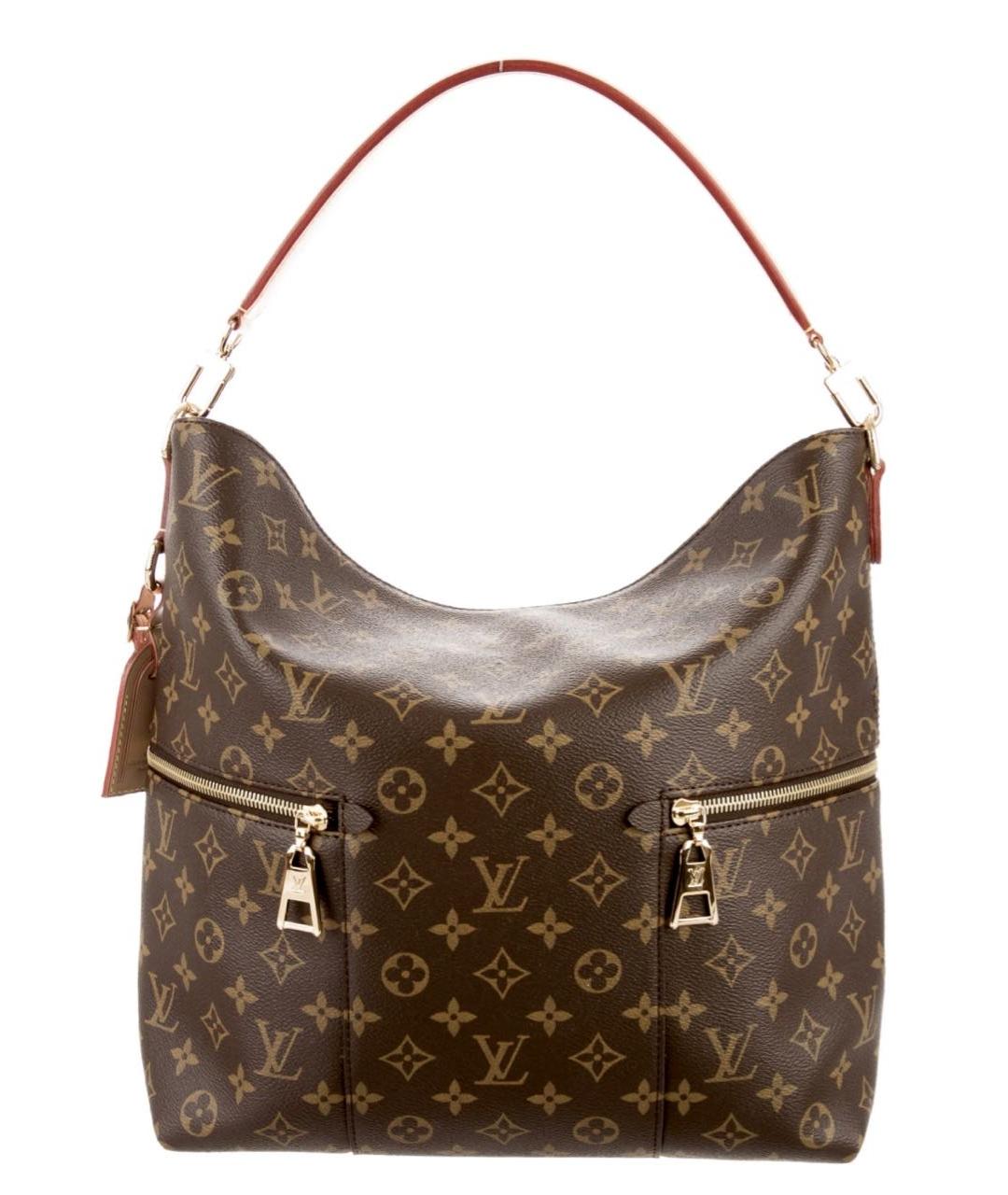 LOUIS VUITTON Коричневая сумка через плечо, фото 9