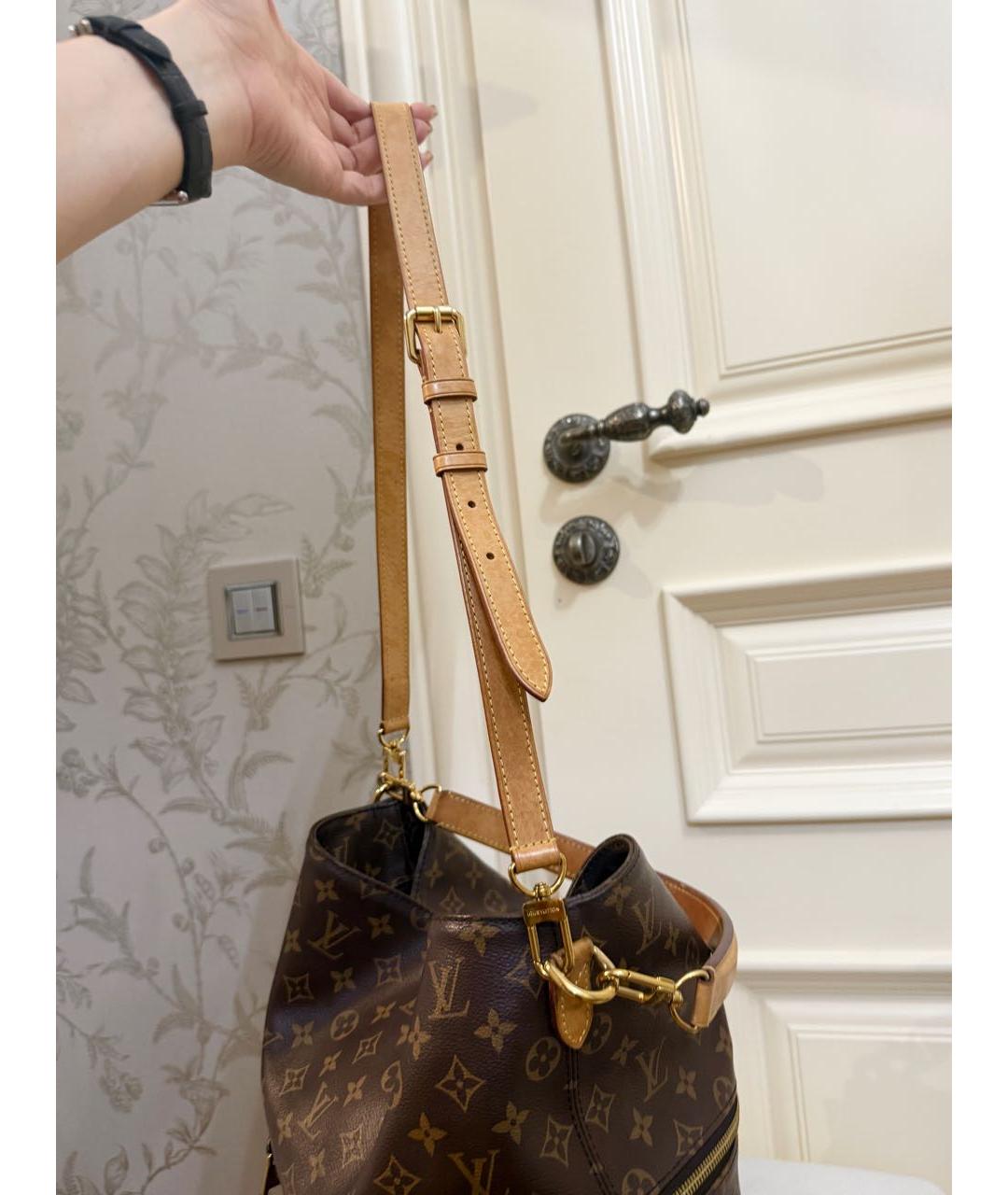 LOUIS VUITTON Коричневая сумка через плечо, фото 6