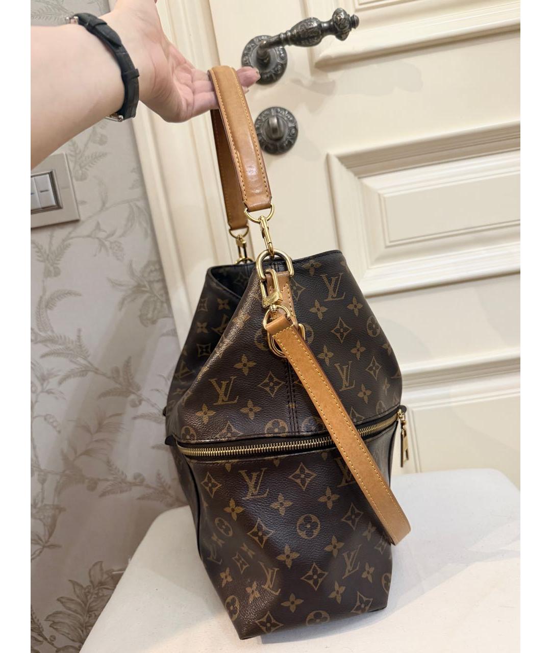 LOUIS VUITTON Коричневая сумка через плечо, фото 4