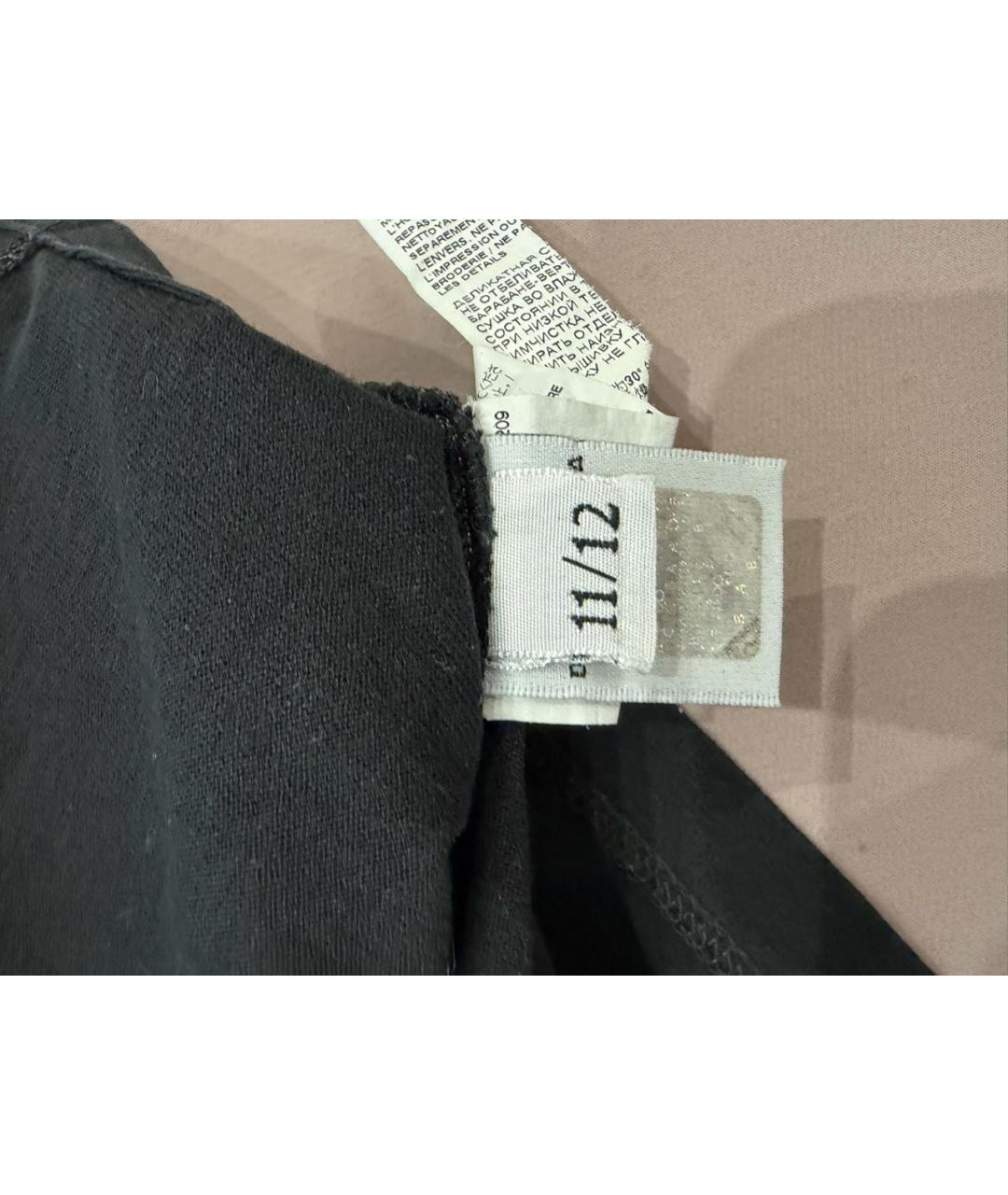 DOLCE & GABBANA KIDS Черный хлопковый детская футболка / топ, фото 3