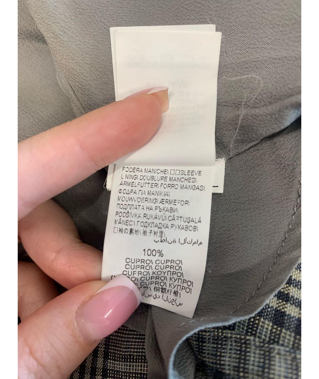 BRUNELLO CUCINELLI Серый льняной костюм с брюками, фото 7