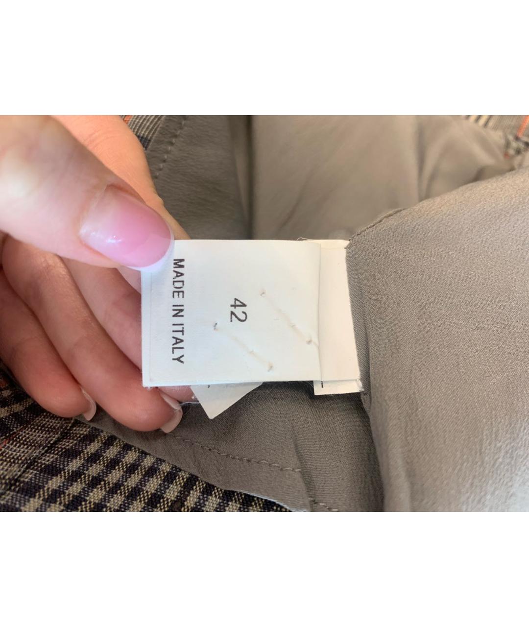 BRUNELLO CUCINELLI Серый льняной костюм с брюками, фото 5