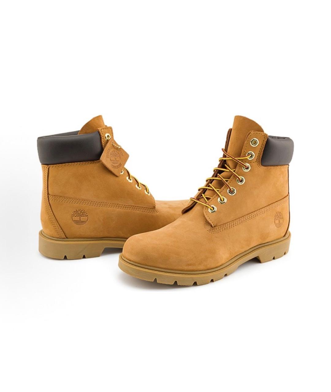 TIMBERLAND Коричневые нубуковые высокие ботинки, фото 3